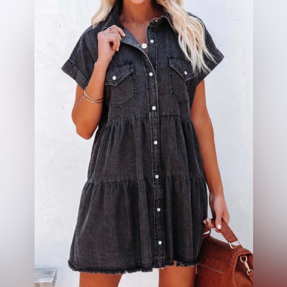 Vici denim dress size small